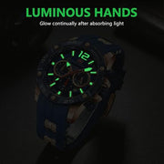 Watch for Men Sport Military Waterproof Chronograph Mens Watches