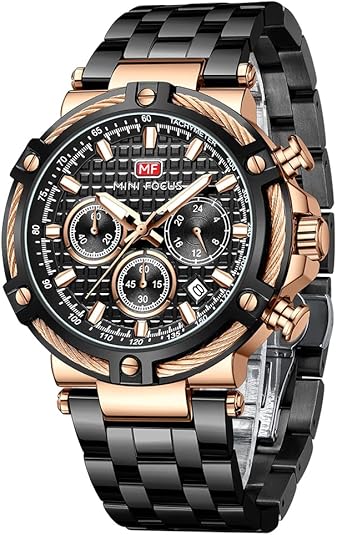 MF MINI FOCUS Business Men Watches (Chronograph/Waterproof