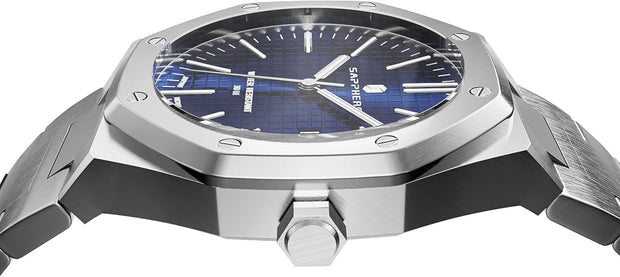Men's Watch Octagonal Stainless Steel 30M Waterproof Luminous Wristwatch