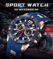 Watch for Men Sport Military Waterproof Chronograph Mens Watches