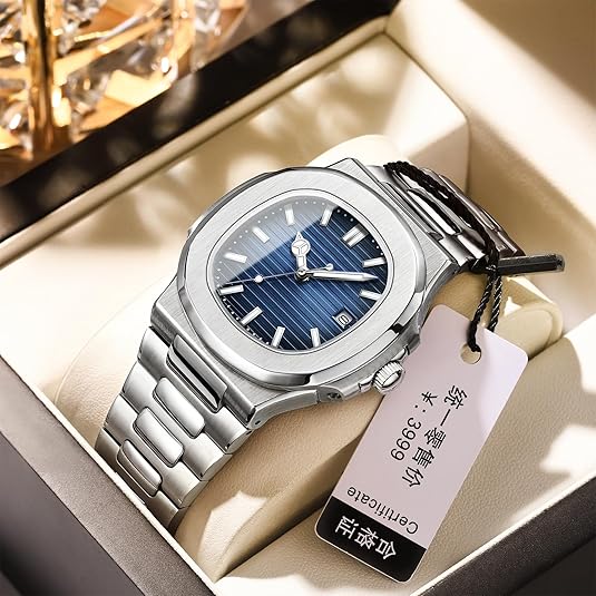 Men Quartz Movement Watch，Waterproof Luminous Men's Watch
